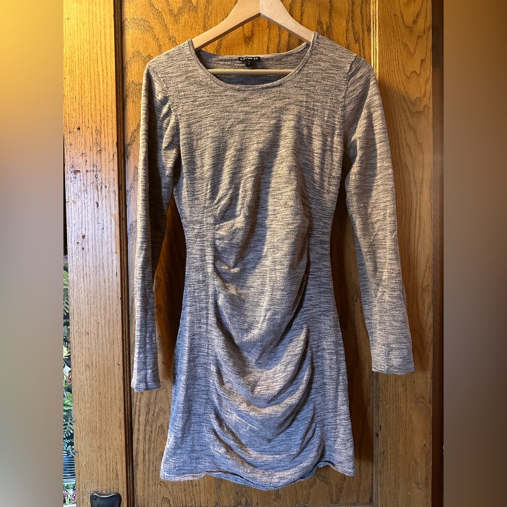 Pink/grey bodycon dress from express